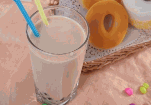 橙士风奶茶