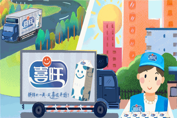 喜旺牛奶