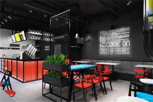 时尚泡吧奶茶店