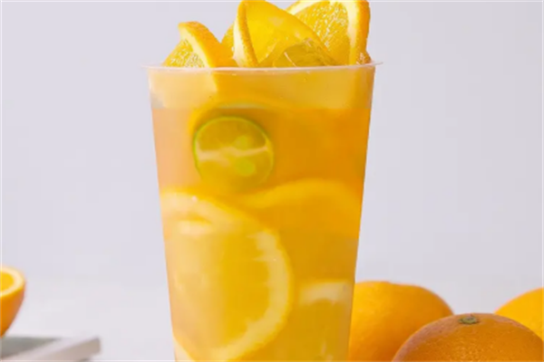 橙子与茶奶茶