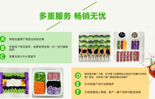 挨着家蔬菜半成品加盟